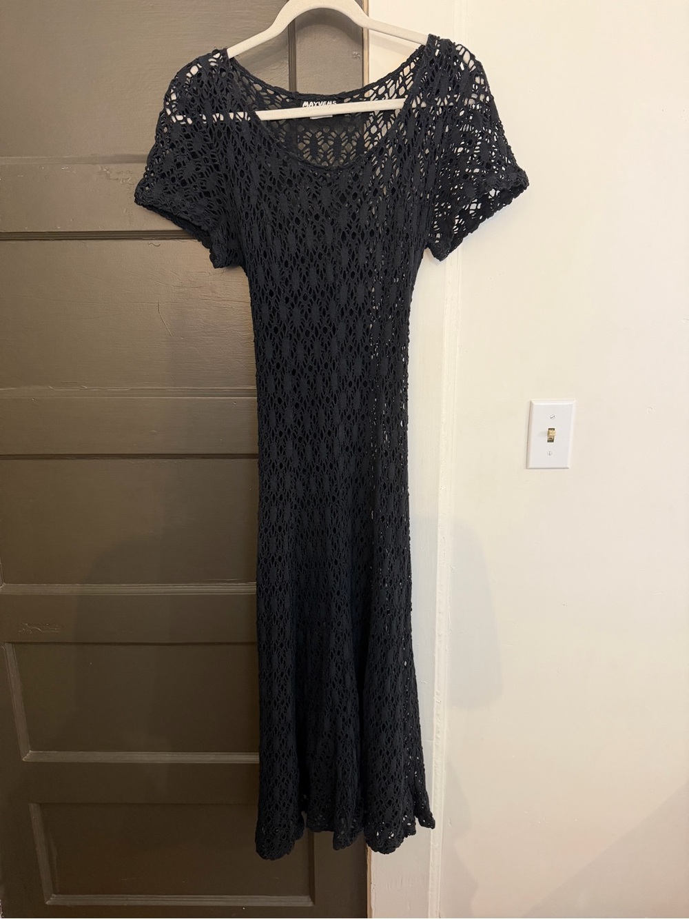 Vintage crochet like coverup